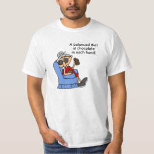 Balanced Chocolate Diet T-Shirt