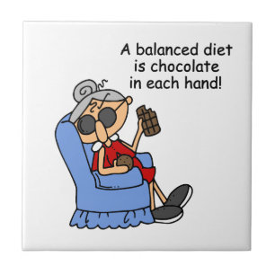 Balanced Chocolate Diet Tile