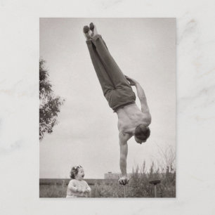 Balanced Daddy Postcard