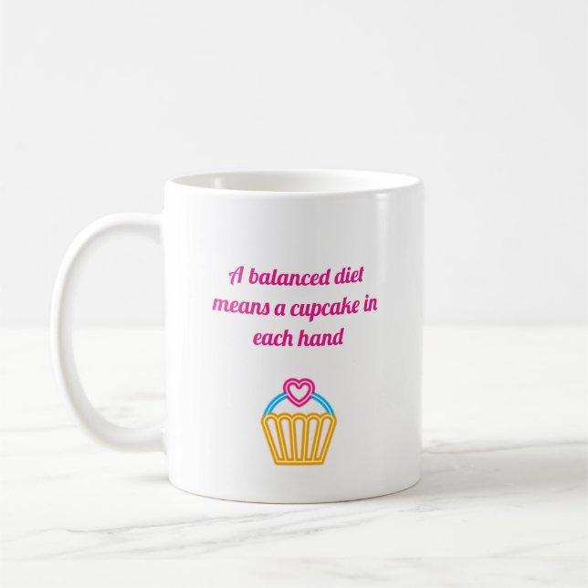 Balanced Diet  Coffee Mug (Left)