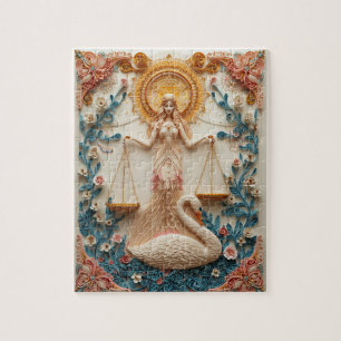 Balanced Libra Scales - Paper Quilling Jigsaw Puzzle