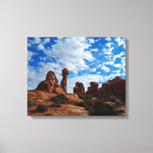 Balanced Rock, Arches National Park Canvas Print