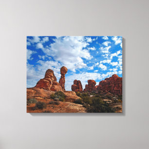 Balanced Rock, Arches National Park Canvas Print