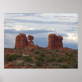 Balanced Rock, Arches National Park Poster