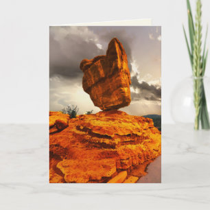 Balanced Rock, Colorado, Southwest, Blank Inside Card