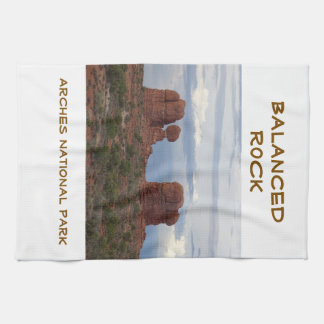 Balanced Rock in Arches National Park Tea Towel