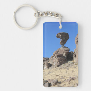 Balanced Rock Photo Keychain