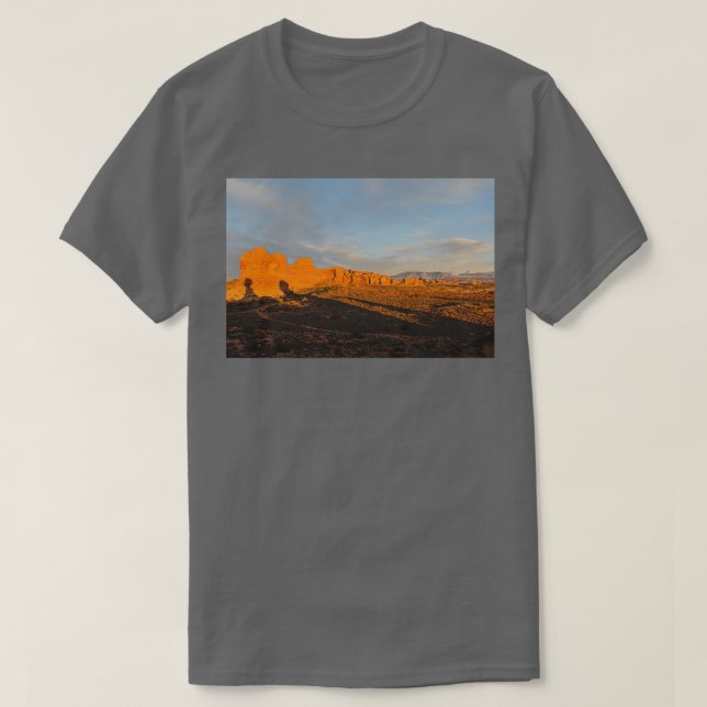 Balanced Rock Shadow T-Shirt (Design Front)