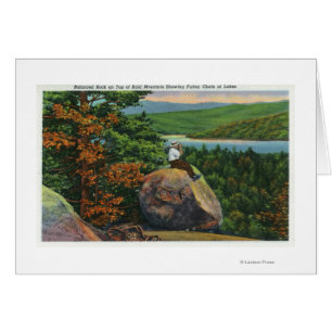 Balanced Rock View of Fulton Chain of Lakes