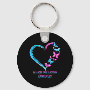 Balanced Translocation Heart Awareness Gifts  Key Ring