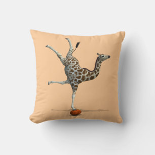 Balancing Giraffe Cushion
