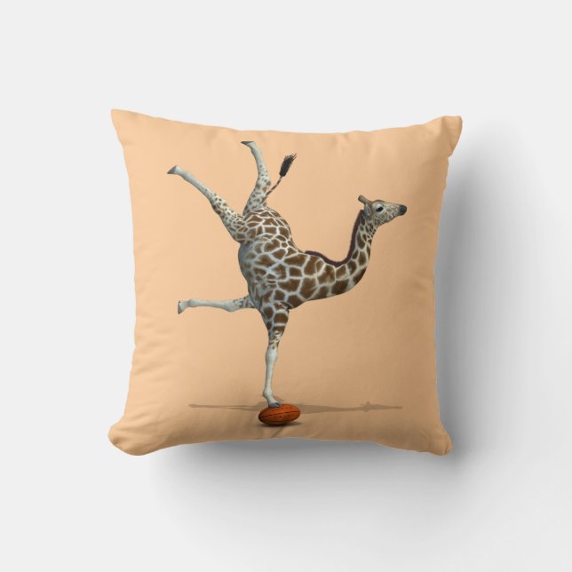 Balancing Giraffe Cushion (Front)