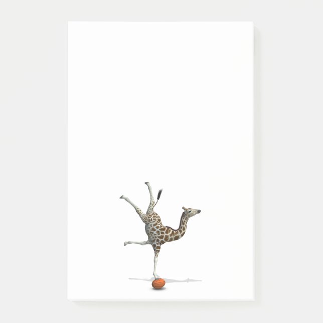 Balancing Giraffe Post-it Notes (Front)
