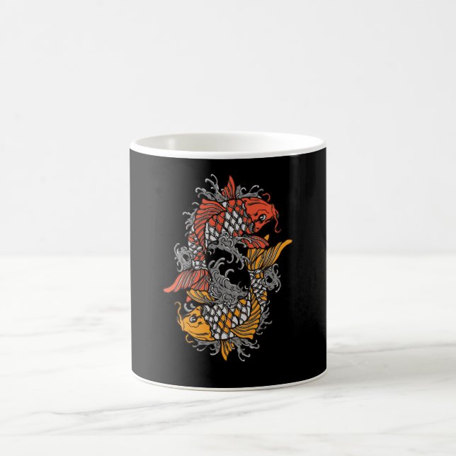 Balancing Koi Coffee Mug (Center)