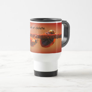 Balancing Ladybugs Nature Personalized  Travel Mug
