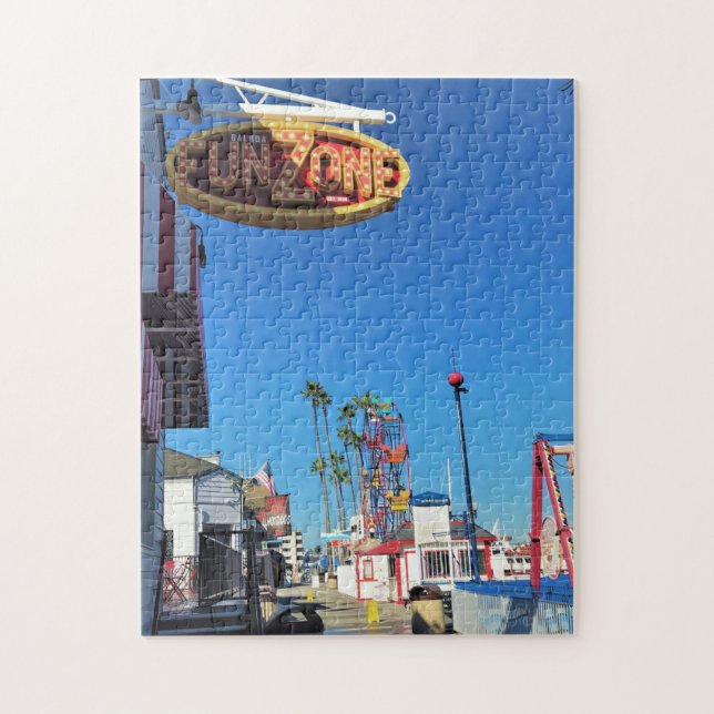 Balboa Fun Zone, Newport Beach, California Jigsaw Puzzle (Vertical)