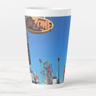 Balboa Fun Zone, Newport Beach, California Latte Mug