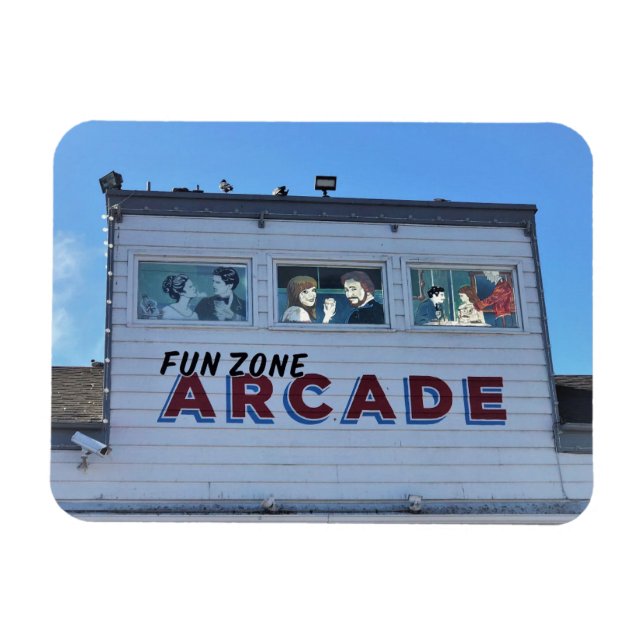 Balboa Fun Zone, Newport Beach, California Magnet (Horizontal)