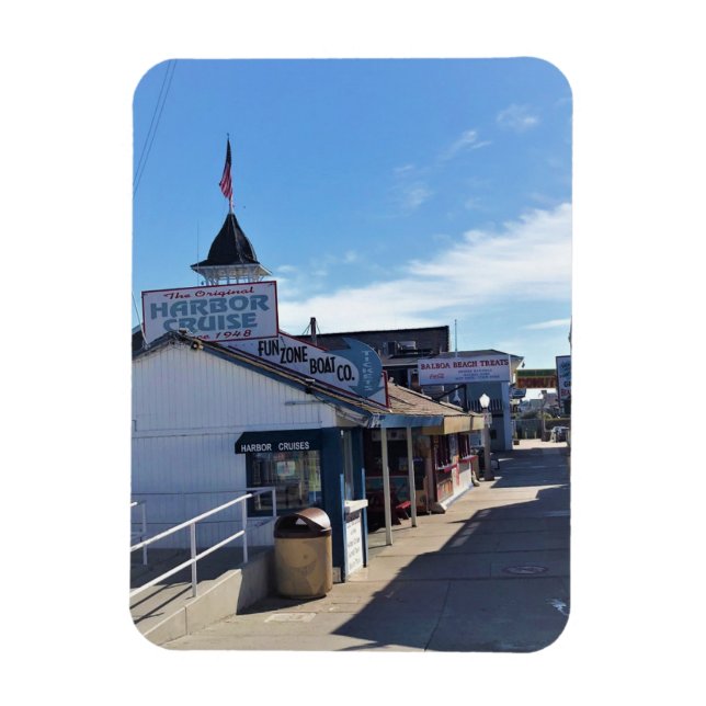 Balboa Fun Zone, Newport Beach, California Magnet (Vertical)