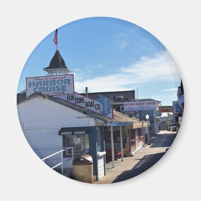 Balboa Fun Zone, Newport Beach, California Magnet (Front)