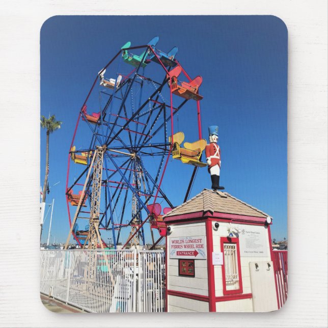 Balboa Fun Zone, Newport Beach, California Mouse Mat (Front)