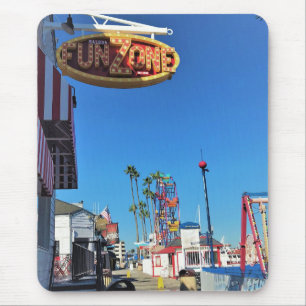 Balboa Fun Zone, Newport Beach, California Mouse Mat