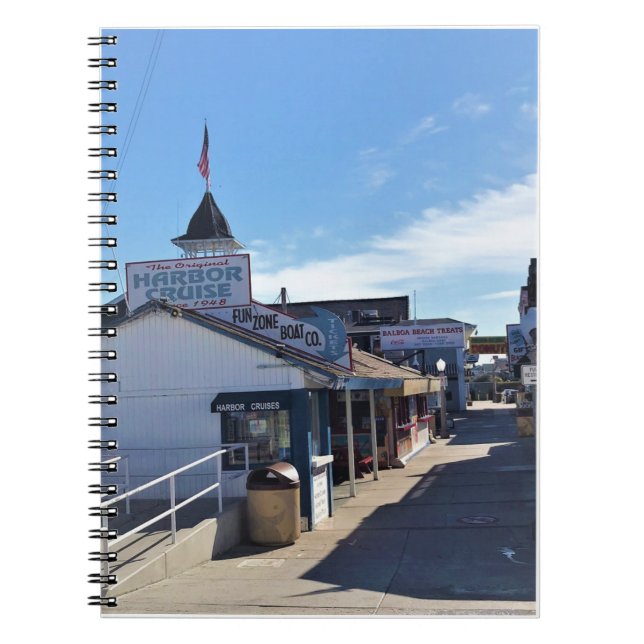 Balboa Fun Zone, Newport Beach, California Notebook (Front)