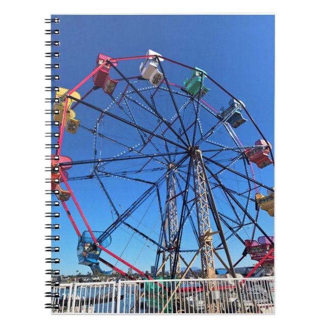 Balboa Fun Zone, Newport Beach, California Notebook (Front)