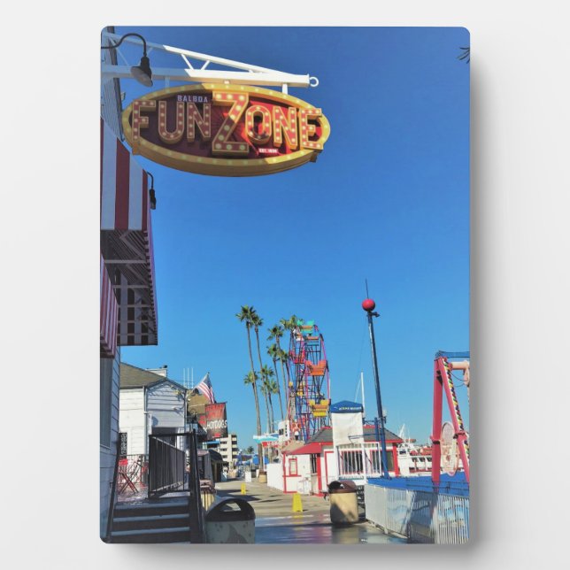 Balboa Fun Zone, Newport Beach, California Plaque (Front)