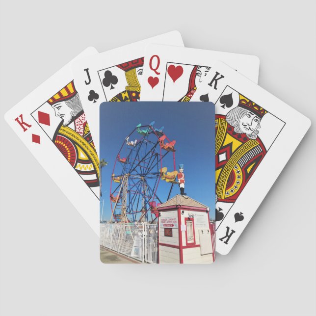 Balboa Fun Zone, Newport Beach, California Playing Cards (Back)