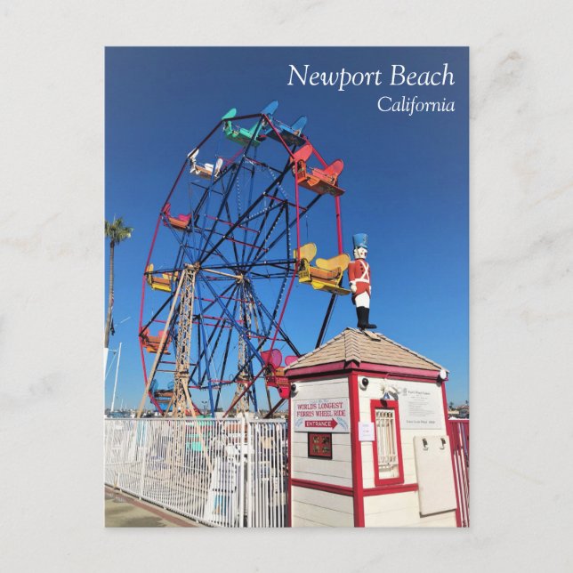 Balboa Fun Zone, Newport Beach, California Postcard (Front)