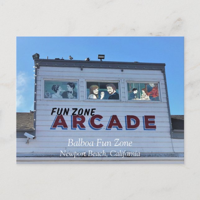 Balboa Fun Zone, Newport Beach, California Postcard (Front)