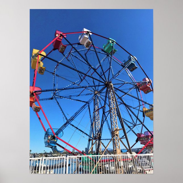 Balboa Fun Zone, Newport Beach, California Poster (Front)