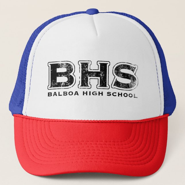 Balboa High School, BHS - Panama Canal Zone Trucker Hat (Front)