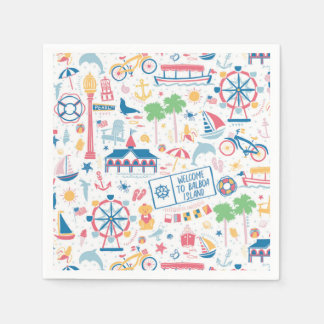 Balboa Island Cocktail Napkins