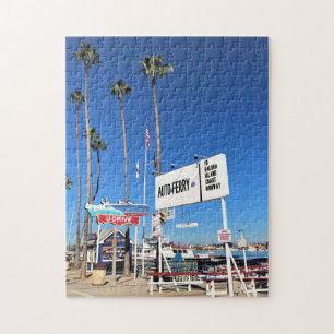 Balboa Island Ferry, Newport Beach, California Jigsaw Puzzle
