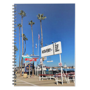Balboa Island Ferry, Newport Beach, California Notebook