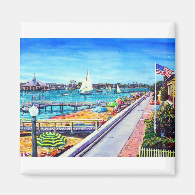 Balboa Island Newport Beach Ca. Magnet (Front)