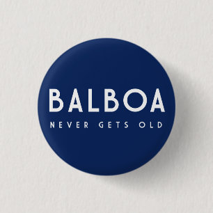 Balboa never gets old, Sailor 3 Cm Round Badge