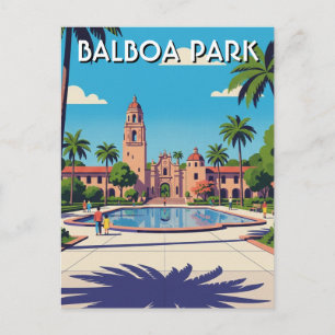Balboa Park San Diego CA Travel Postcard