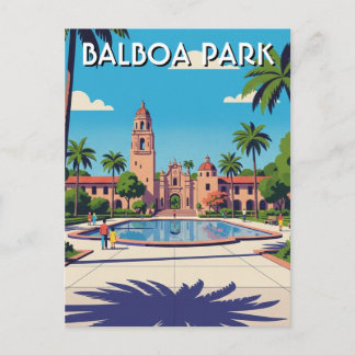 Balboa Park San Diego CA Travel Postcard