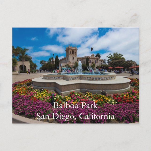 Balboa Park, San Diego, California Postcard (Front)