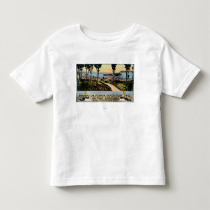 Balboa Park View of City, Panama-CA Expo Toddler T-Shirt