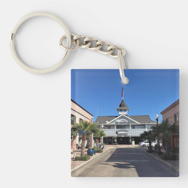 Balboa Pavillion, Newport Beach, California Key Ring (Front)