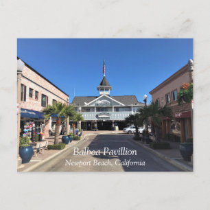 Balboa Pavillion, Newport Beach, California Postcard