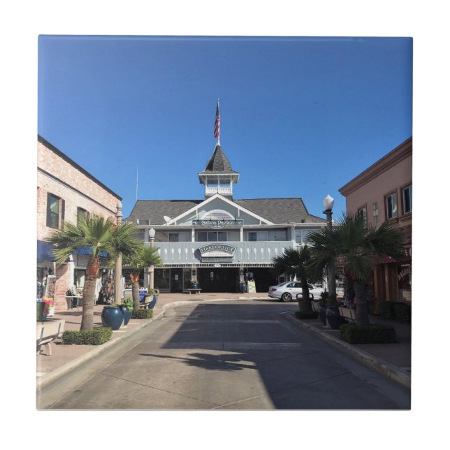 Balboa Pavillion, Newport Beach, California Tile (Front)