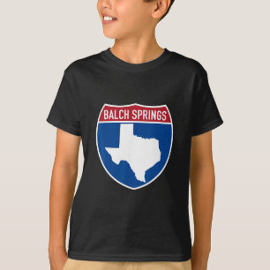 Balch Springs Texas Tx Interstate Highway Vacation T-Shirt