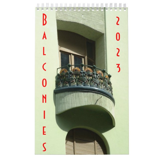 Balconies 2023 calendar (Cover)
