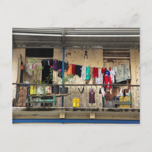 Balcony, Casco Viejo (Old Quarter), Panama City Postcard