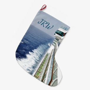 Balcony Row Monogrammed Large Christmas Stocking